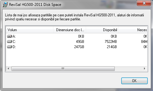 Pas2 instalare aplicatie revisal
