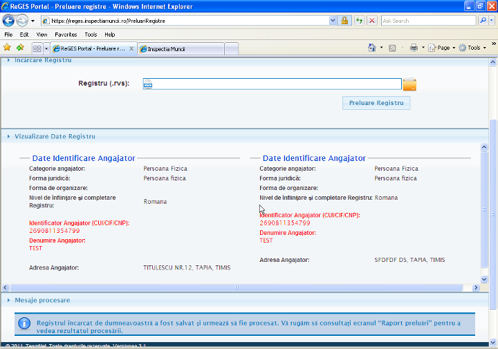 transmiterea on-line