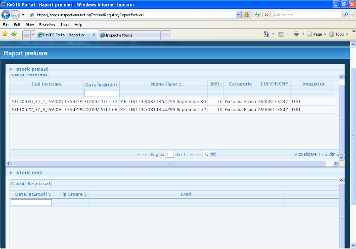 transmiterea on-line